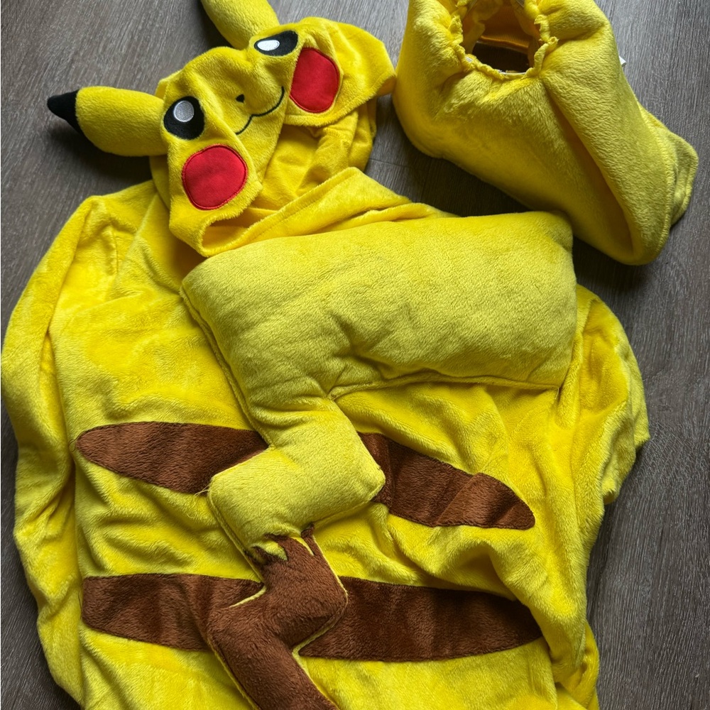 Yellow Pikachu Costume Onesie